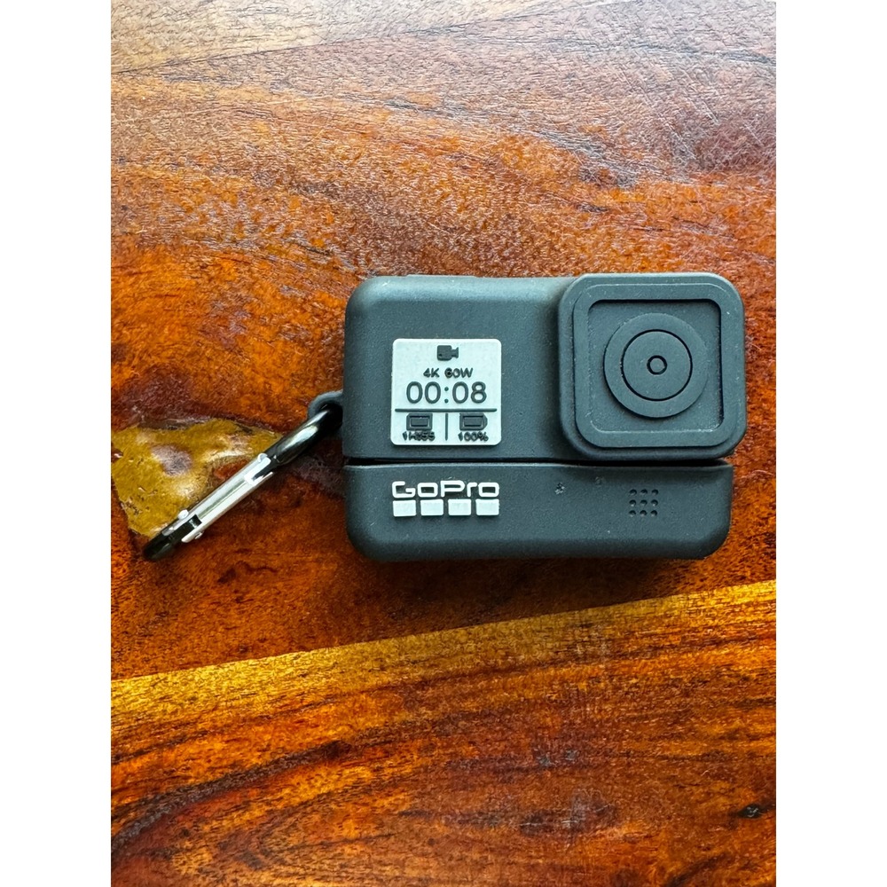 GoPro Logo AirPods Pro Case Black Action Camera Novelty Protective Cover Clip